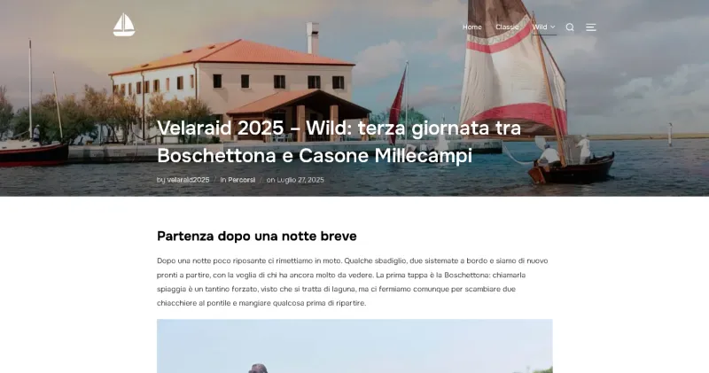 Video storytelling Vela Raid - video maker Padova